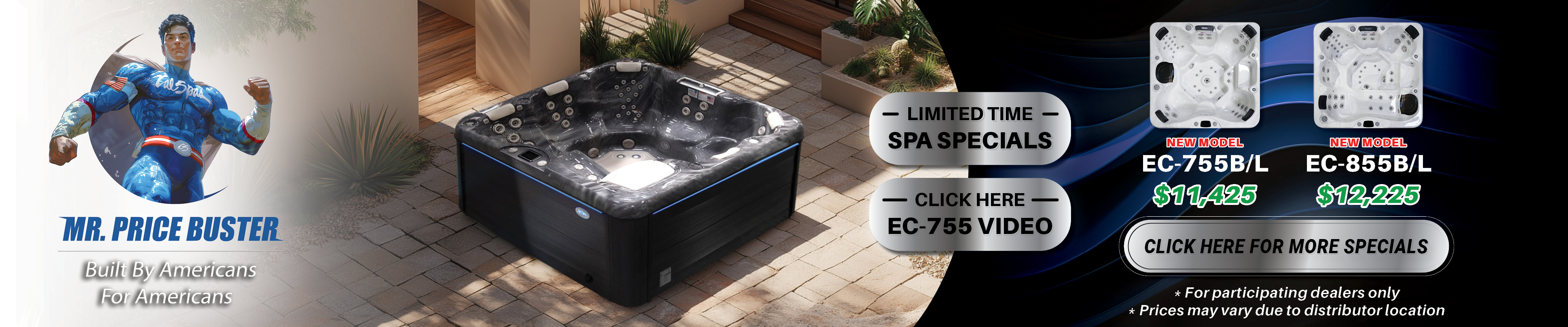Calspas hot tub being used in a family setting - Guadalajara